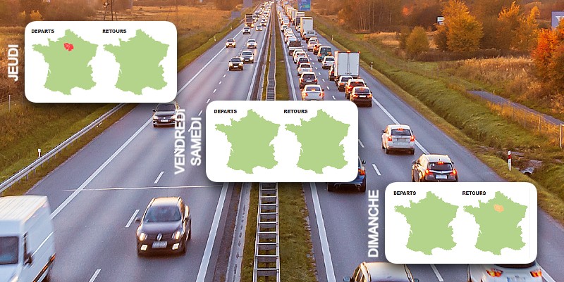 Les bouchons du week-end du 11 novembre