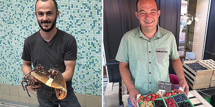 Le marché de Vannes en Bretagne