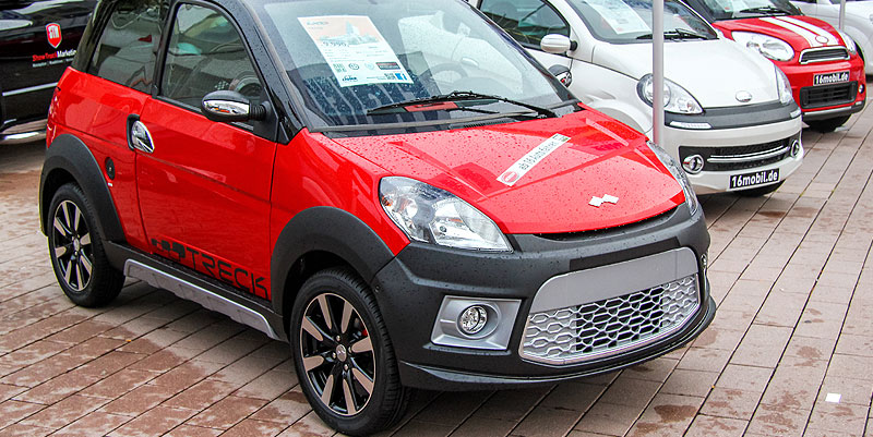 Les voitures sans permis ont la cote