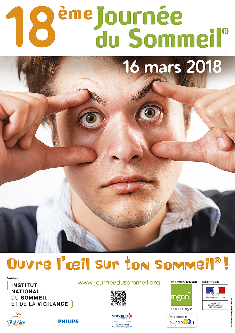 Vendredi 16 mars 2018 : Journée du Sommeil ®