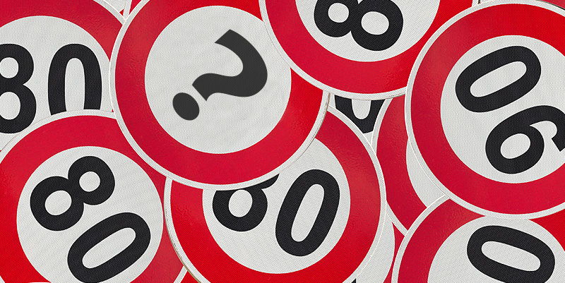 Limitations de vitesse : L’imbroglio !