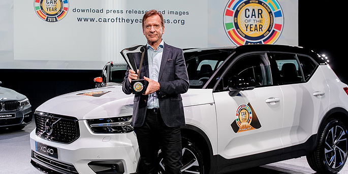 La VOLVO XC40 élue voiture de l'année 2018