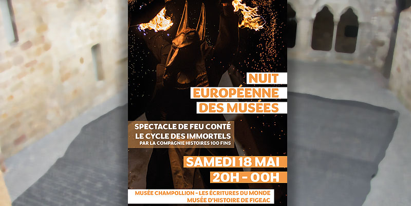 Figeac : Les Dieux d'Egypte s'invitent à la Nuit européenne des Musées