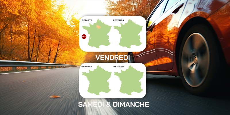 Vacances de Toussaint : trafic modéré pour ce premier week-end