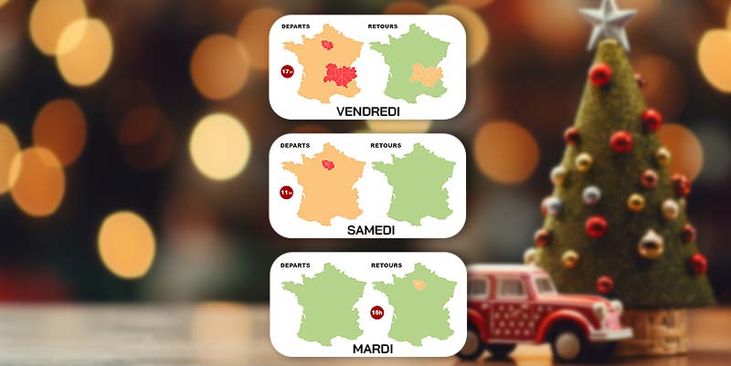 Comment éviter les bouchons pendant les vacances de Noël ?