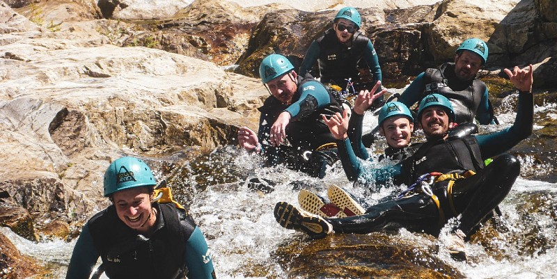 illustration de Le canyoning en Ardèche