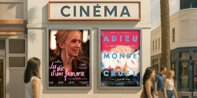 Au cinéma le 9 septembre : La Vie d'une femme et Adieu monde cruel