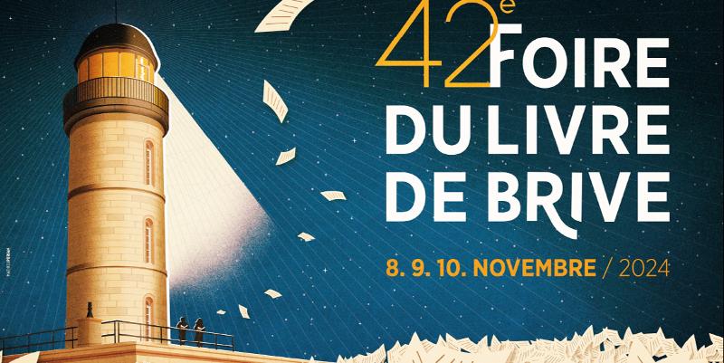 illustration de La 42ᵉ Foire du Livre de Brive avec le 107.7 : 3 jours de folie littéraire