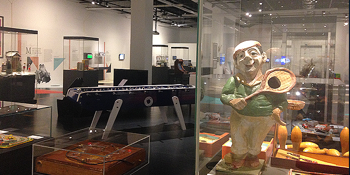 Des jouets au Musée National du sport à Nice