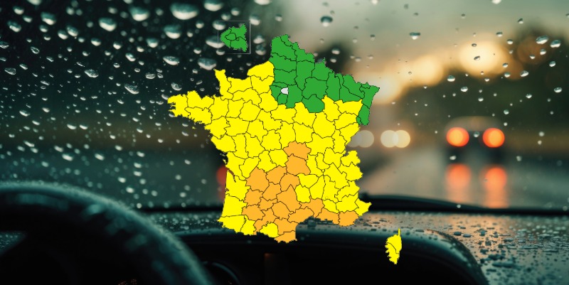 Pluies, grêle et rafales dans le Sud-Est ce lundi : vitesse limitée sur les autoroutes A9 et A61