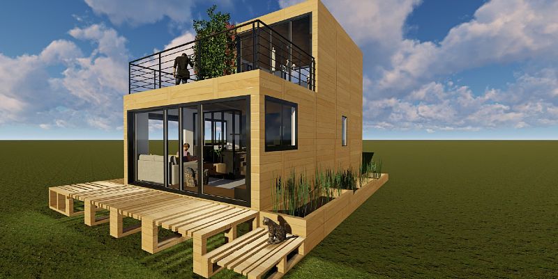 La Cité étudiante en carton