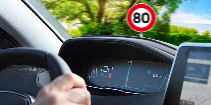 80 km/h sur route : attention aux excès !