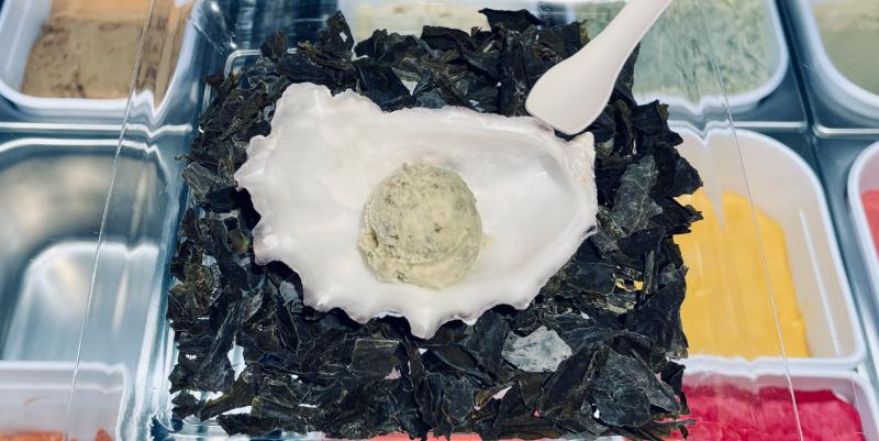 À Bouzigues près de Sète, une glace à l’huître surprend les gourmands