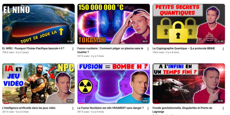 "Science Étonnante" : quand YouTube rend la science accessible