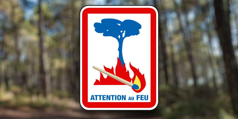 illustration de Le risque élevé d'incendie de forêt aux abords de l'A63 dans les Landes