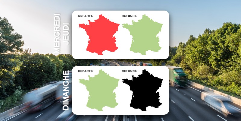 Week-end de l'Ascension : les prévisions trafic