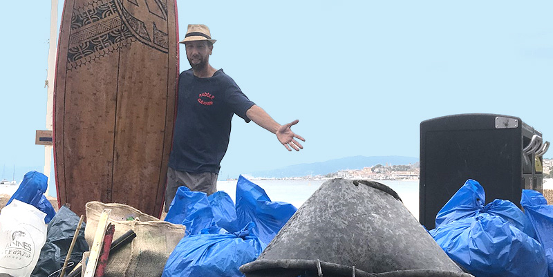 Un paddle pour une mer plus "clean"