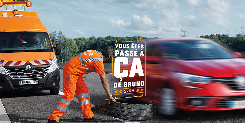 illustration de Plus de sécurité pour les agents de la route...