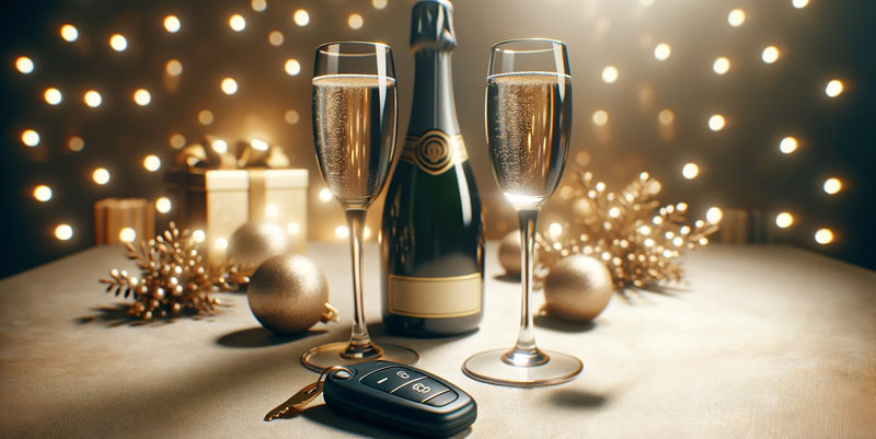 Risques routiers pendant les fêtes : bien réveillonner, c'est bien rentrer