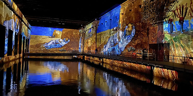 Bordeaux : deux expositions autour des maitres de la couleur aux Bassins des Lumières