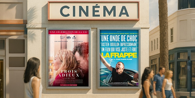 ''Trois adieux'' et ''La Frappe'', deux drames à découvrir au cinéma le 2 septembre