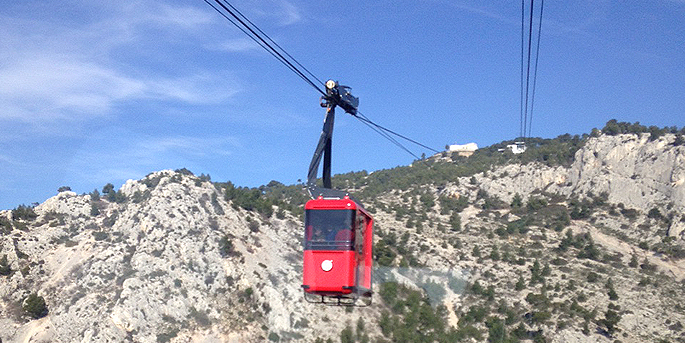 Le téléphérique du Mont Faron