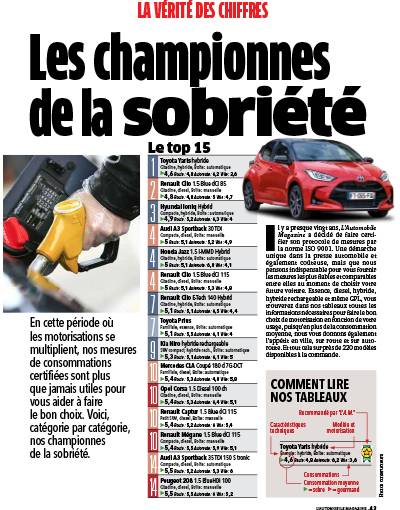 Moins consommer : le top des voitures les plus sobres