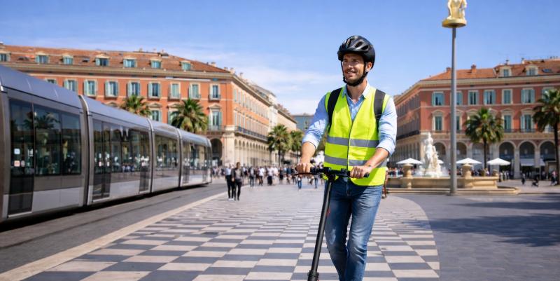 Trottinettes : casque et gilet obligatoires dès ce jeudi 2 avril 2026 dans les Alpes-Maritimes