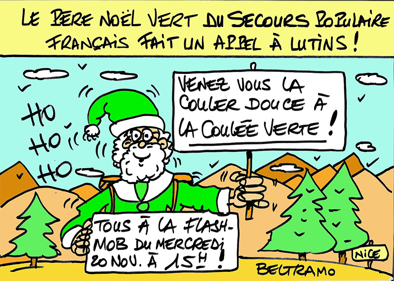 illustration de Noël solidaire du Secours populaire