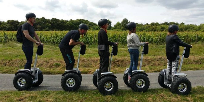 Balades en gyropodes en Val de Loire