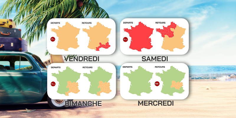 15 août : un long week-end de fort trafic