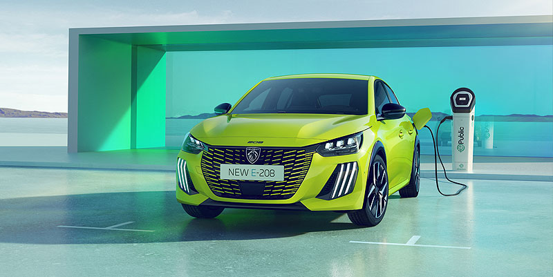 illustration de Nouvelle 208, électrique et hybride