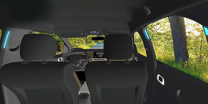 Le système Boarding Light contre le mal des transports