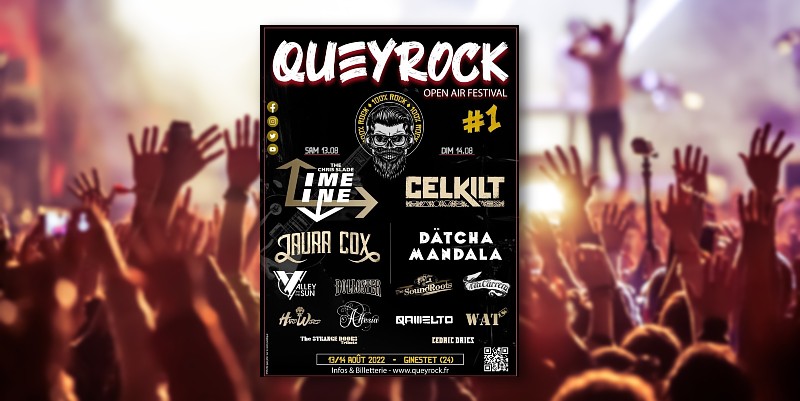 Les premiers pas du Festival Queyrock en Dordogne