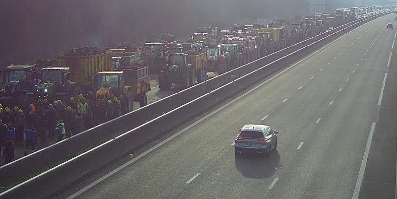 Carte des blocages : où sont les manifestations d'agriculteurs ce jeudi 8 janvier ?