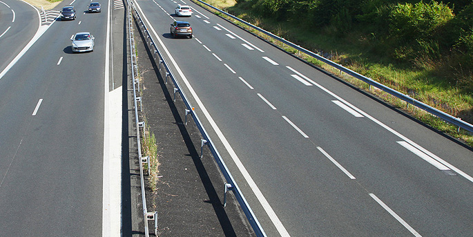 La bande d'arrêt d'urgence