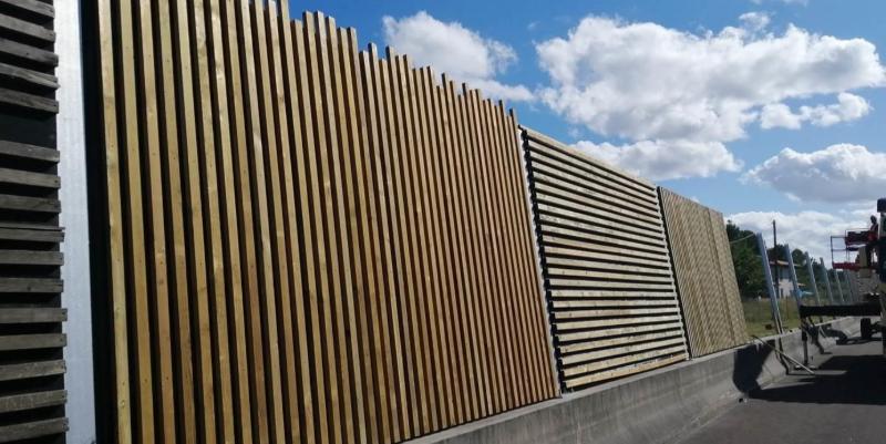 A63 Landes : comment sont construits les murs antibruit ?