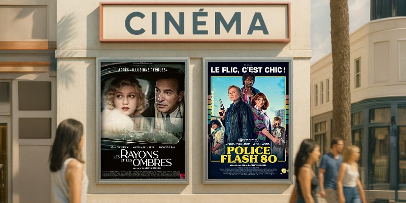 Au cinéma le 18 mars : Les Rayons et Les Ombres et Police Flash 80