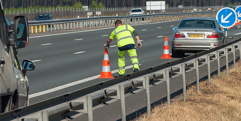 illustration de Jean-Loup, un homme en jaune de l'A63