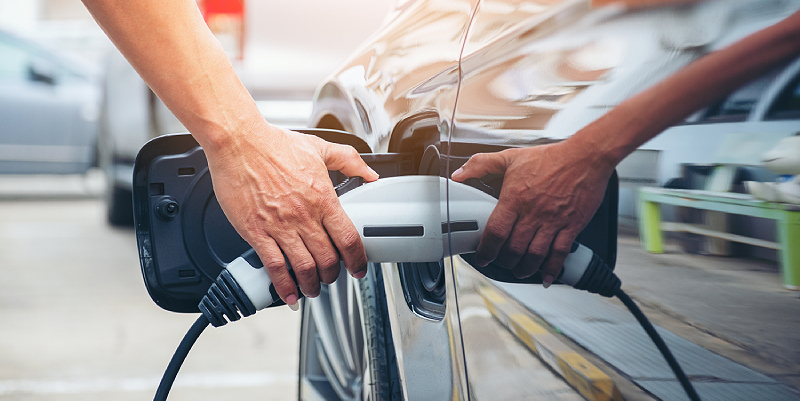 illustration de Les bornes électriques tissent leur toile
