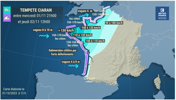 Vigilance Orange : Soirée Tempétueuse sur la Bretagne et au-delà