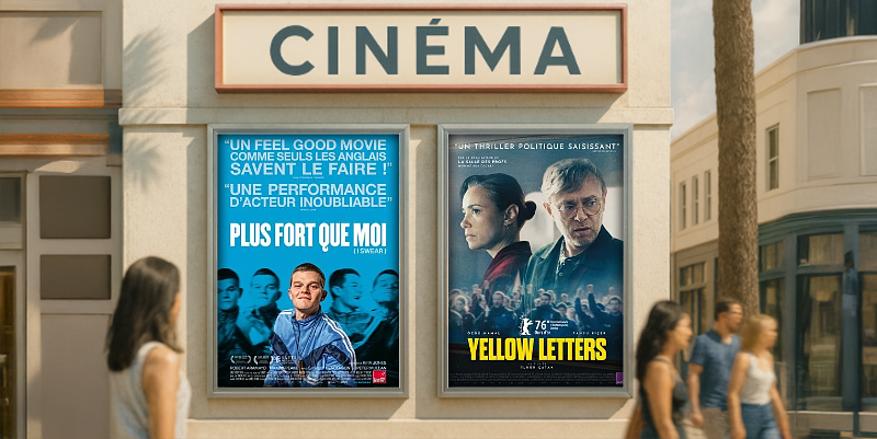 Au cinéma le 1er avril : Plus fort que moi et Yellow Letters