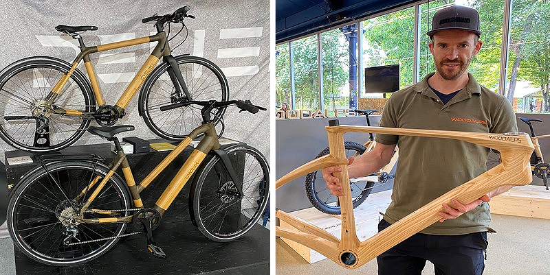 illustration de Bois, bambou et bicyclette, nouveau trio de l'éco-mobilité