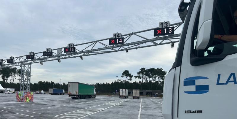 A63 Landes : un parking innovant pour les poids lourds inauguré à Lugos
