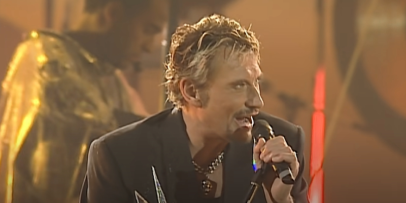 illustration de Johnny Hallyday, plus fort que la pluie en 1998