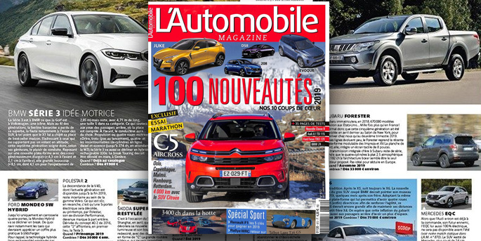 Les nouveautés auto 2019