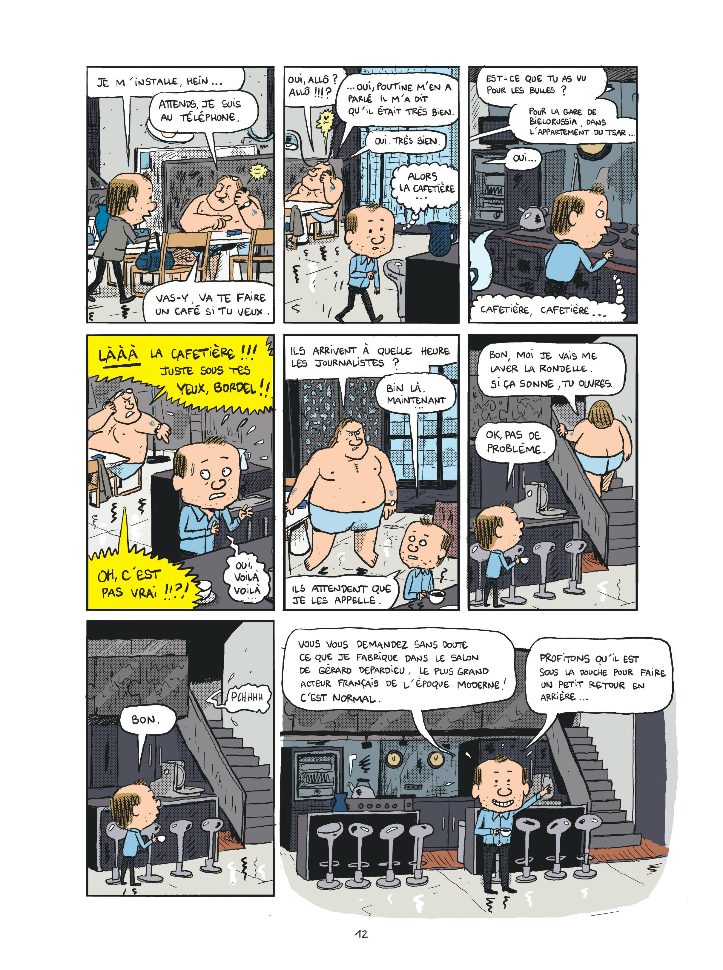 Mathieu Sapin : Dans les pattes de Gérard Depardieu