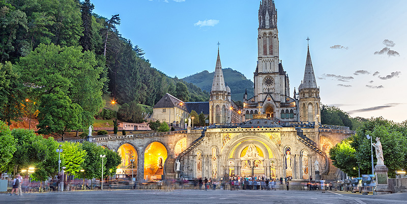 Le sanctuaire de Lourdes