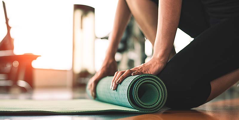 illustration de Le tapis de yoga idéal