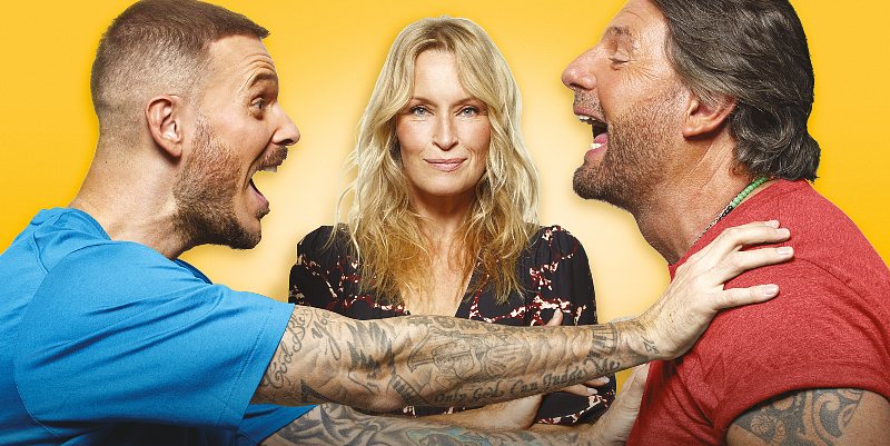 Pokora et Lellouche, deux potes sur les planches